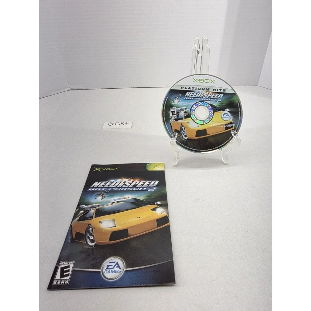 Need for Speed: Hot Pursuit 2 Platinum Hits (Microsoft Xbox, 2003) CIB